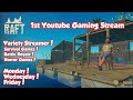 First Youtube Gaming Stream. Raft Solo