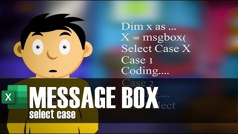 cara membuat pesan dengan select case dengan VBA