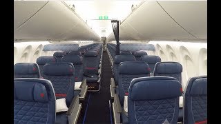 Delta A220-100 cabin tour