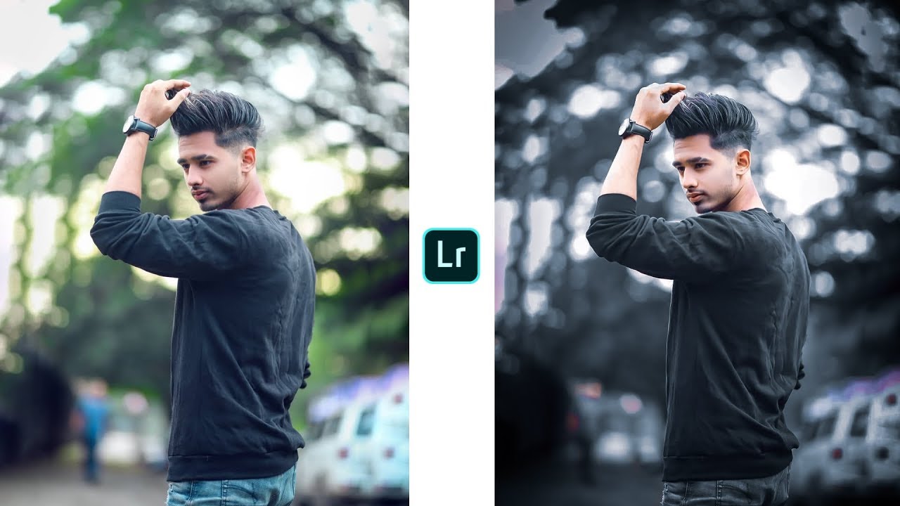 Lightroom New Black And White Effect Editing 2019 | Best Black Background  Editing | New Lr Editing - YouTube