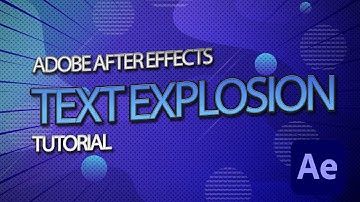Text Explosion | After Effects for Beginners