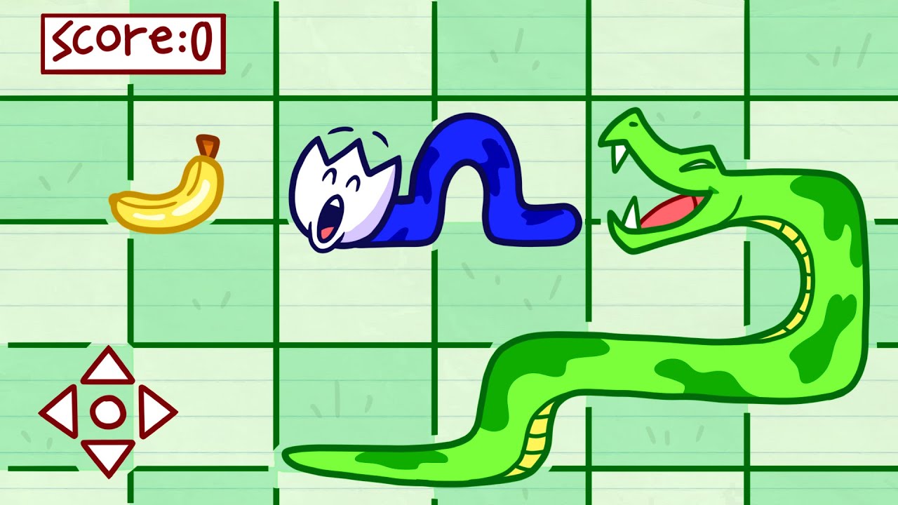 Nate Got Himself Into An Dangerous Snake Game | Animated Cartoons  Characters | Animated Short Films - YouTube