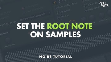 How To Set The Root Note on Samples (808