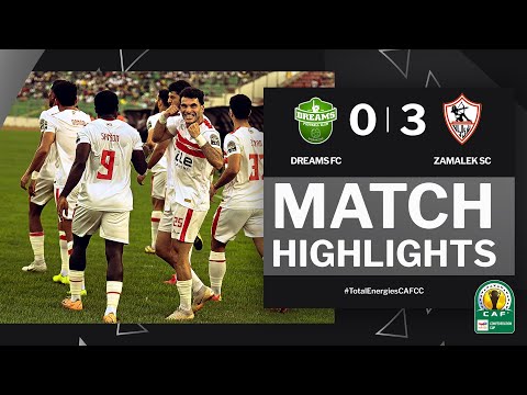 #TotalEnergiesCAFCC | HIGHLIGHTS | Dreams FC ???? Zamalek SC | Semi-Finals 2nd Leg | 2023/24