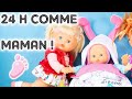 Noa et noe maman pendant 24 heures  noe se met en colre cest difficile de soccuper dun bb