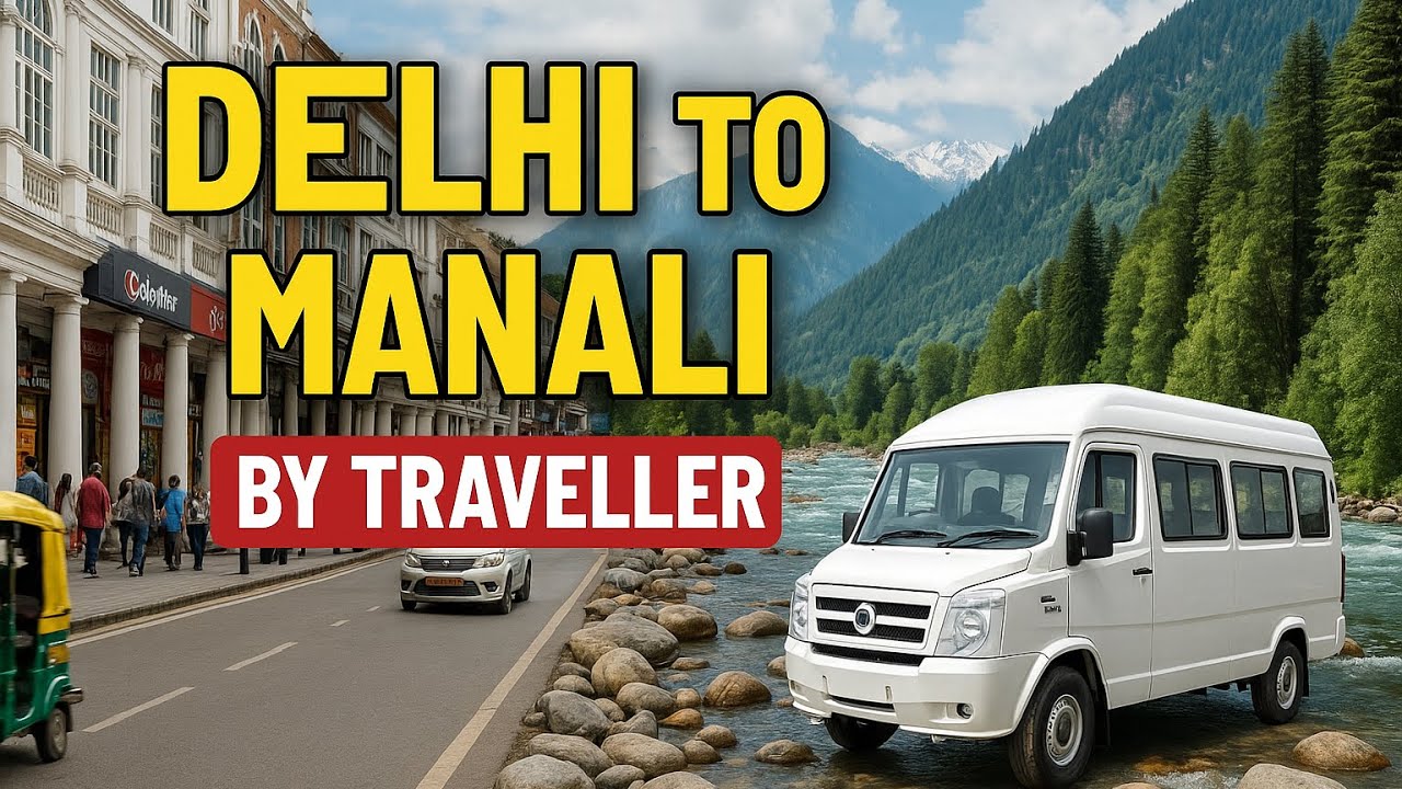 Delhi to Manali Road Trip | Mall Road to Mountain Rivers day 1
