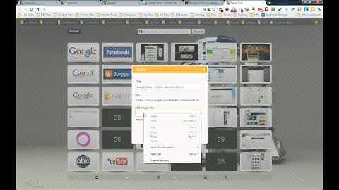 Google Chrome and Extention - Speed Dial Tutorial/Demo