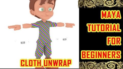MAYA CLOTH UV UNWRAP | maya unwrapping tutorial in hindi| HOW TO UNWRAP CLOTH  IN MAYA|UNWRAP PART 1