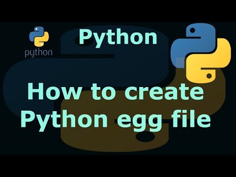 How to create Python egg file