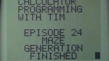 Calculator Programming - Episode 24: Maze Game Finished