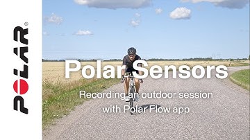 Polar heart rate sensors | Recording an outdoor session with Polar Flow app
