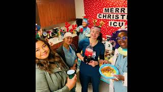 LRMC ICU Christmas Party at work 12-11-21