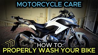Motorcycle Care ESSENTIALS!!: How to wash your bike PROPERLY