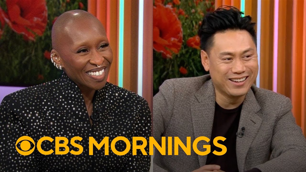 "Wicked" star Cynthia Erivo, director Jon Chu talk on-screen chemistry, live performances, more