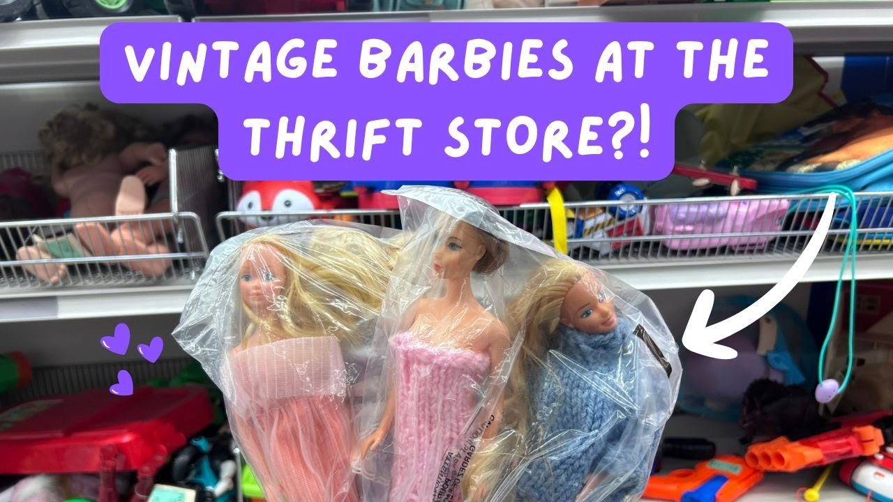 Я НИКОГДА ЭТОГО НЕ ОЖИДАЛА... Поиск винтажных кукол Барби в комиссионке и их покупка!