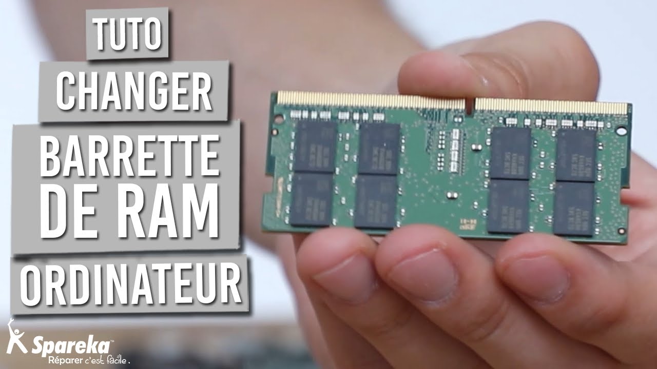 Comment changer la barette de RAM d'un PC portable 