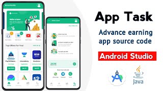 App download task earning app source code android studio | Android Studio free source code