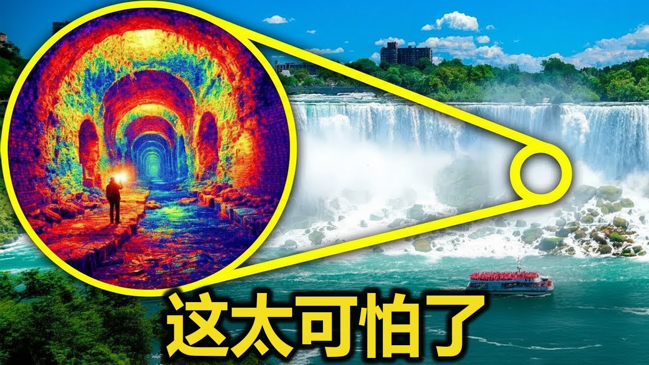 尼亚加拉瀑布下面有一个巨大的废弃隧道网络——大多数人都不知道