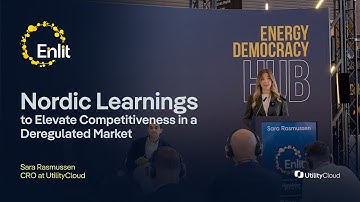 How Nordic Energy Retailers Stay Competitive – Sara Rasmussen’s Speech at Enlit Bilbao 2025