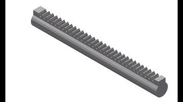 03  CREATE RACK USING THE SAME PINION TOOTH PROFILE
