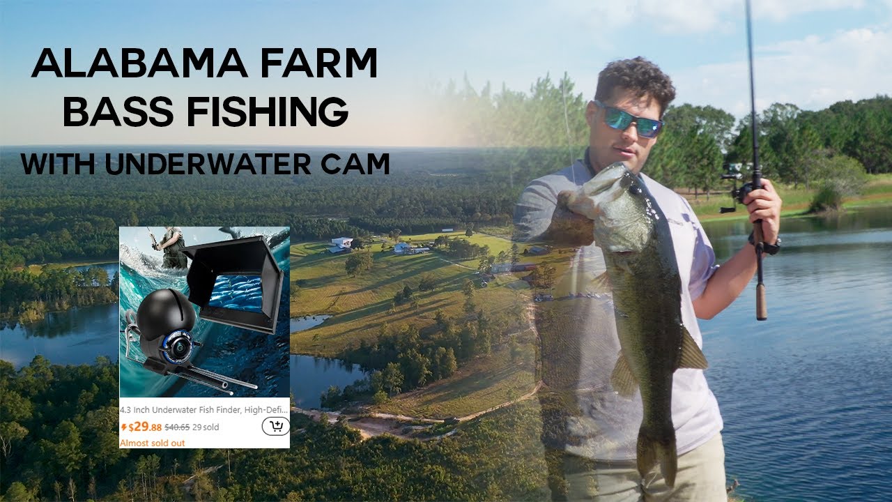 Bass Fishing with Underwater Camera at the Alabama Farm | GunnslingerTV