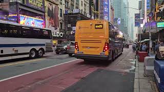 Brooklyn Bound x37 Express Bus and Both The Staten Island Bound SIM25 and The SIM26 Express Buses