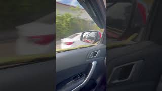 Snake Enjoying a Free Car Ride