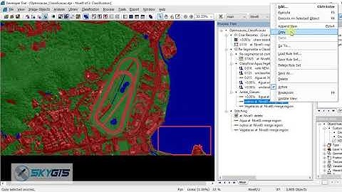 Optimize NDVI classification in eCognition Developer