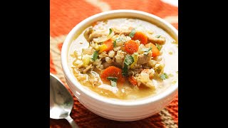 This turkey barley soup is beyond easy to make and a delicious way use
up leftover turkey! your house will smell amazing! full recipe:
https://www.pipande...