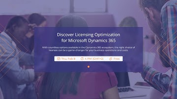 Discover Licensing Optimization for Microsoft Dynamics 365 CRM