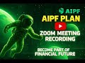 AIPF (AI Powered Finance) Plan Zoom Meeting 20260204 20:00