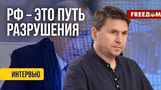 ПОДОЛЯК. Субъект Путин - НЕЛЕГИТИМЕН. Диктатор должен ПРОИГРАТЬ