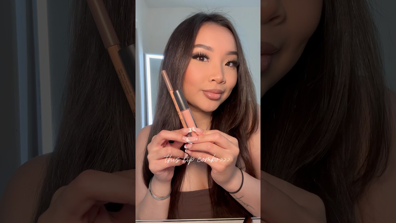 Endless Cacao from Makeup Forever + Please Me from Mac lip gloss is 🤌🏻 