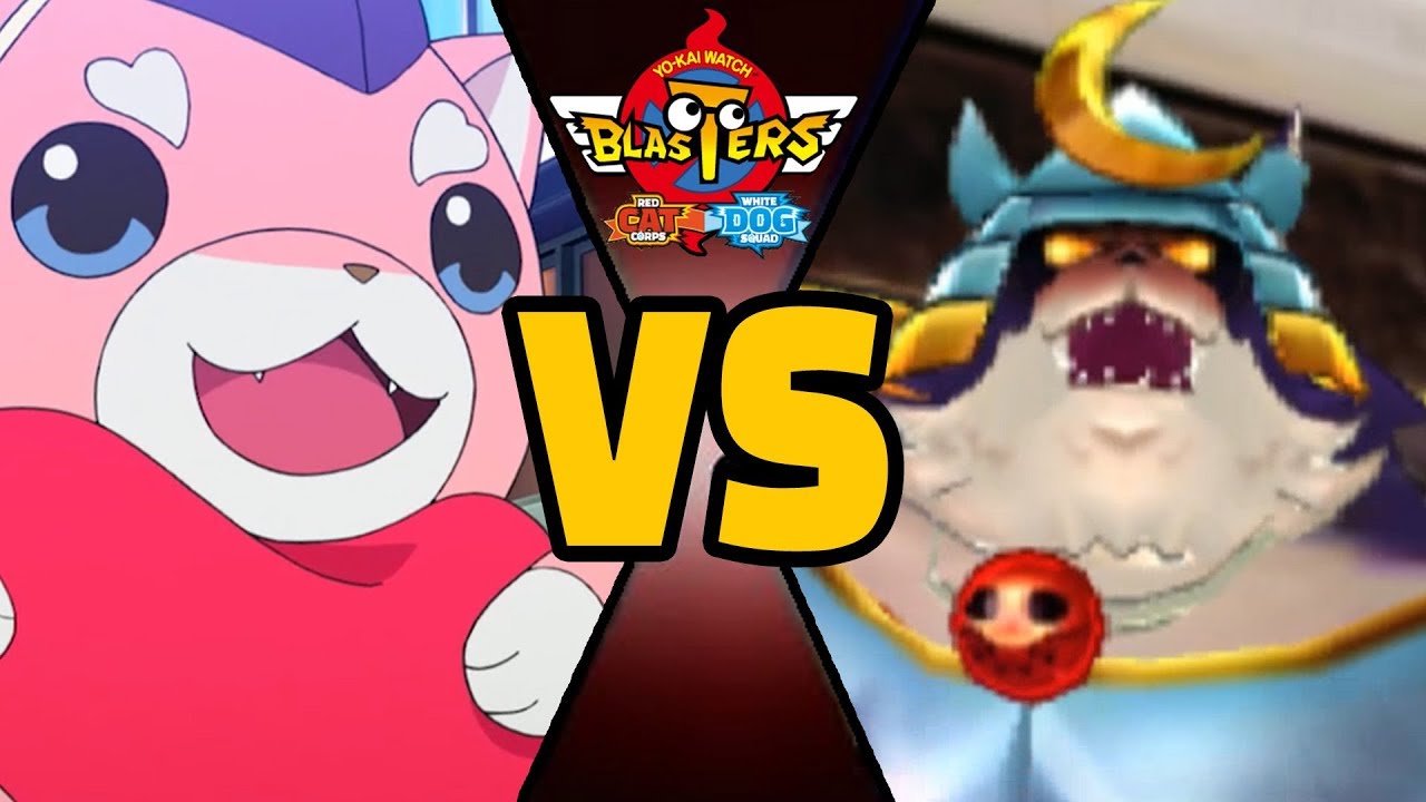 4 SHMOOPIE vs ULTRA SHOGUN KING in Yo-kai Watch Blasters (Theme Team)