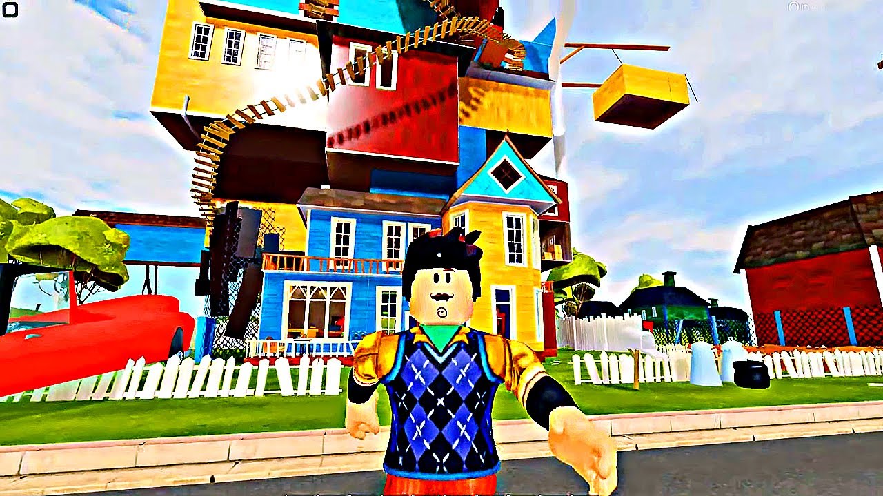 Roblox hello Neighbor Act 1 pictures. Прохождение игры hello Roblox neighbourhood. Secret Neighbor Roblox.