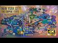 **New York City Frame TV Art in 4K ✨ Luxury Ambient Map | Silent OLED-Friendly Screensaver**