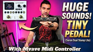 Soran Dual Stomp Lite Review – Tones, MIDI Control (MVAVE Chocolate) & NAM Demo