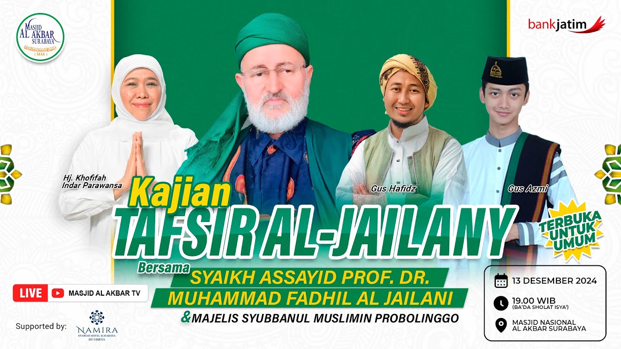 Live Kajian Tafsir Al-Jailany bersama Syeikh Muhammad Fadhil Al-Jailani ...