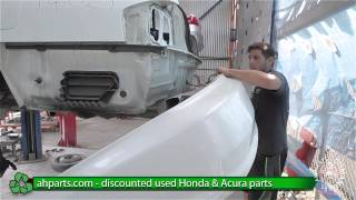 How to replace / change a Rear Bumper 1999 2000 2001 2002 2003 Acura TL REPLACE DIY