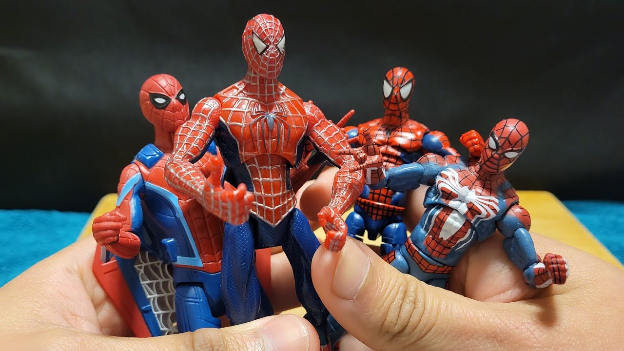 ASMR | Фигурки Человека-паука, звуки артикуляции и тихая речь