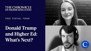 Donald Trump and Higher Ed: What’s Next? @chroniclehighereducation