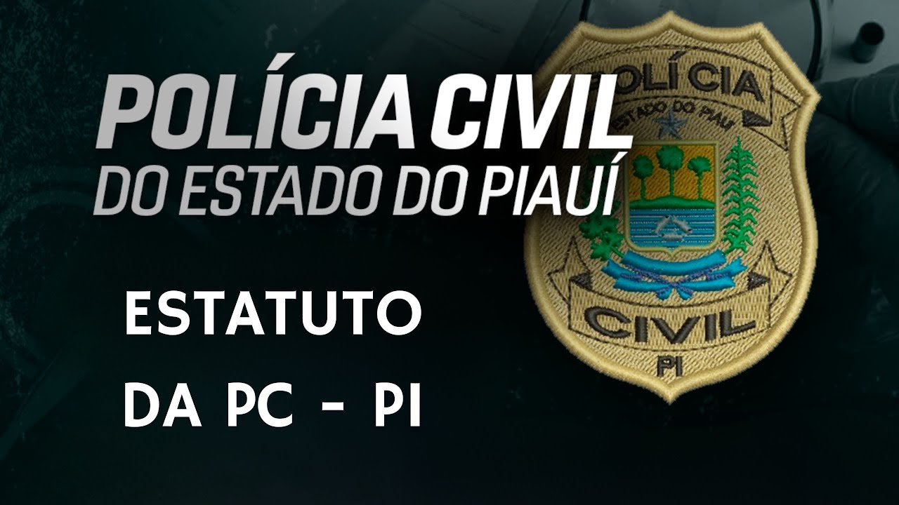 PC - PI - 2025 - ESTATUTO DA PC/PI - Prof. Soares - Legislação Estadual
