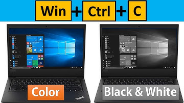 😮😮 Prank: Turn Color Display into Black & White using a Shortcut Key