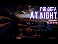 Tesla Model S FSD Beta(10.69.25.2) at Night Vs Speed Bumps(Tables)