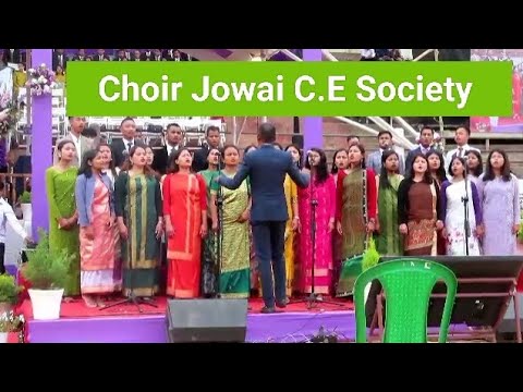 Choir Jowai CE Society Jowai Presbyterian Church haka Good new festival 2023 Mawkhar