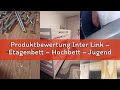 Produktbewertung Inter Link – Etagenbett – Hochbett – Jugendbett -Stockbett – Kinderbett – Kiefer ma