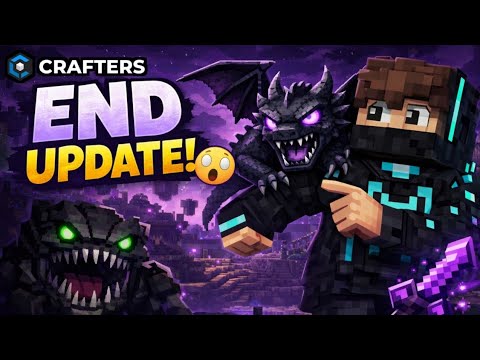The END Update Changed CraftersMC Skyblock Forever 😈🌌 - YouTube