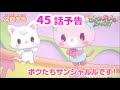 【予告】45話「ボクたちサンシャルルです!」<ミュークルドリーミー みっくす!>
