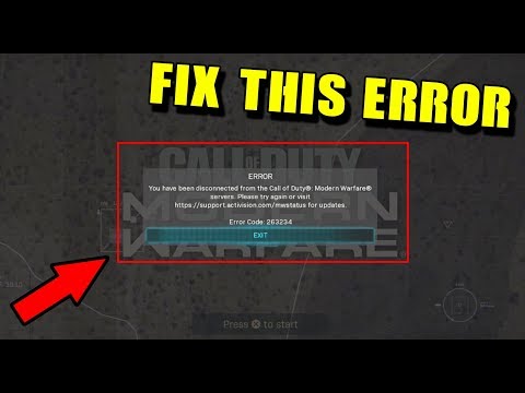 ✅ HOW TO FIX COD MODERN WARFARE ERROR CODES ALL PLATFORMS [Connection Failed / Servers Down]