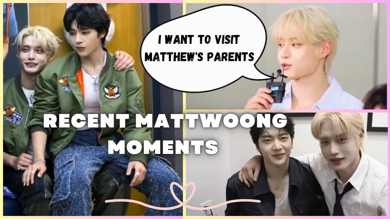 Jiwoong wants to visit MATTHEW'S PARENTS?? 🤔 || Recent Mattwoong moments compilation ||